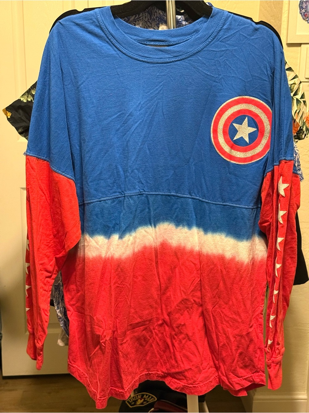 Women’s Captain America Spirit Jersey Inspired Long Sleeve